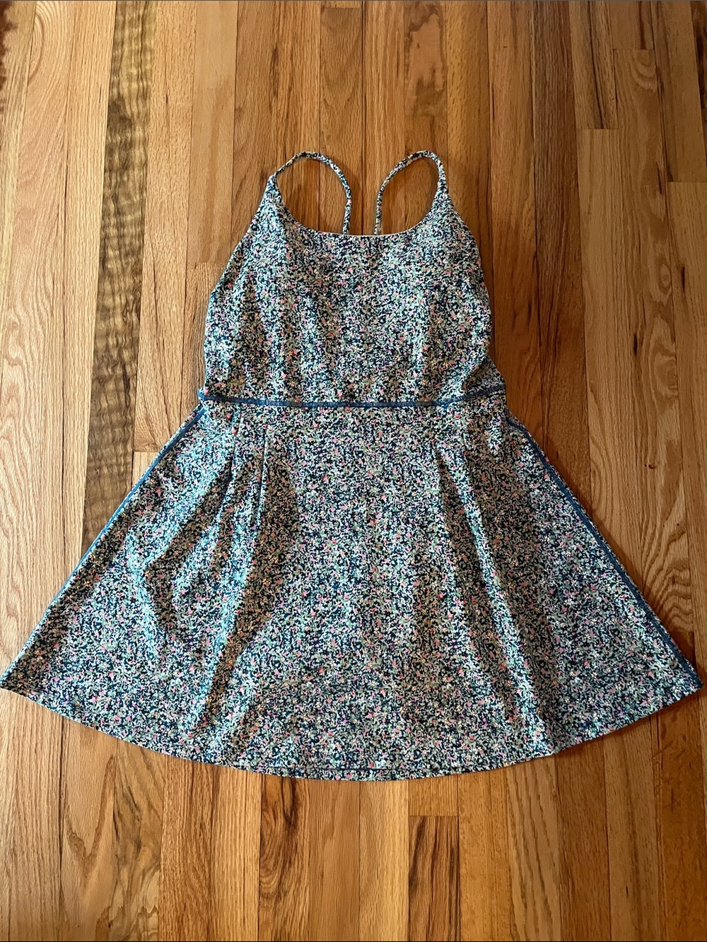 Sage Collective Racerback Fit & Flare Active Tennis Dress Large